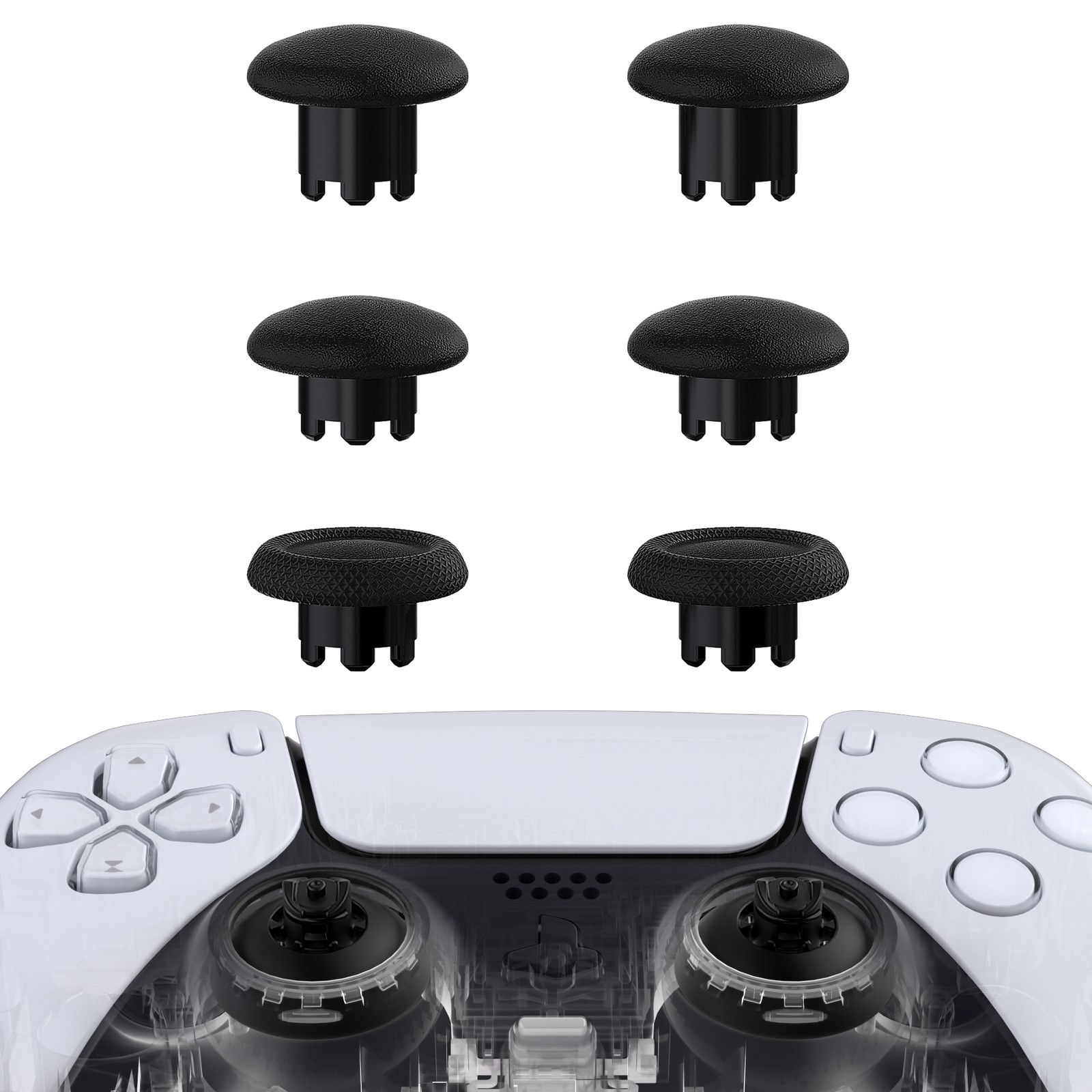 eXtremeRate Custom Edge Sticks Swappable Thumbsticks for PS5 Controller for PS4