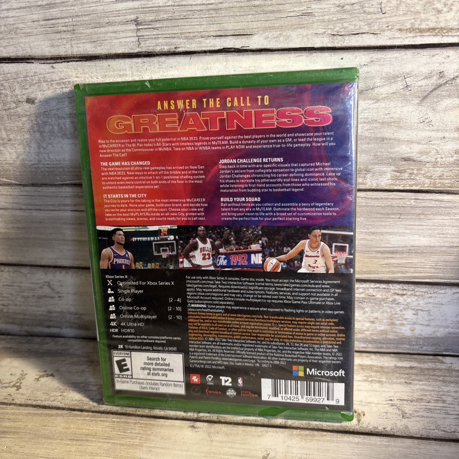 NBA 2K23 Microsoft Xbox Series X|S Devin Booker NEW SEALED Call To Greatness