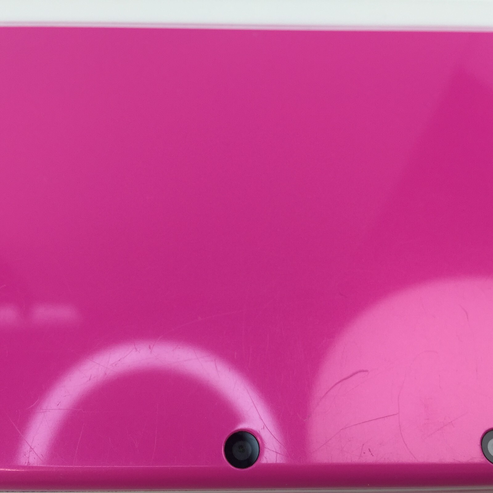 【Very Good】Nintendo New 3DS LL Pink x White Console ONLY Japanese Edition #dj06