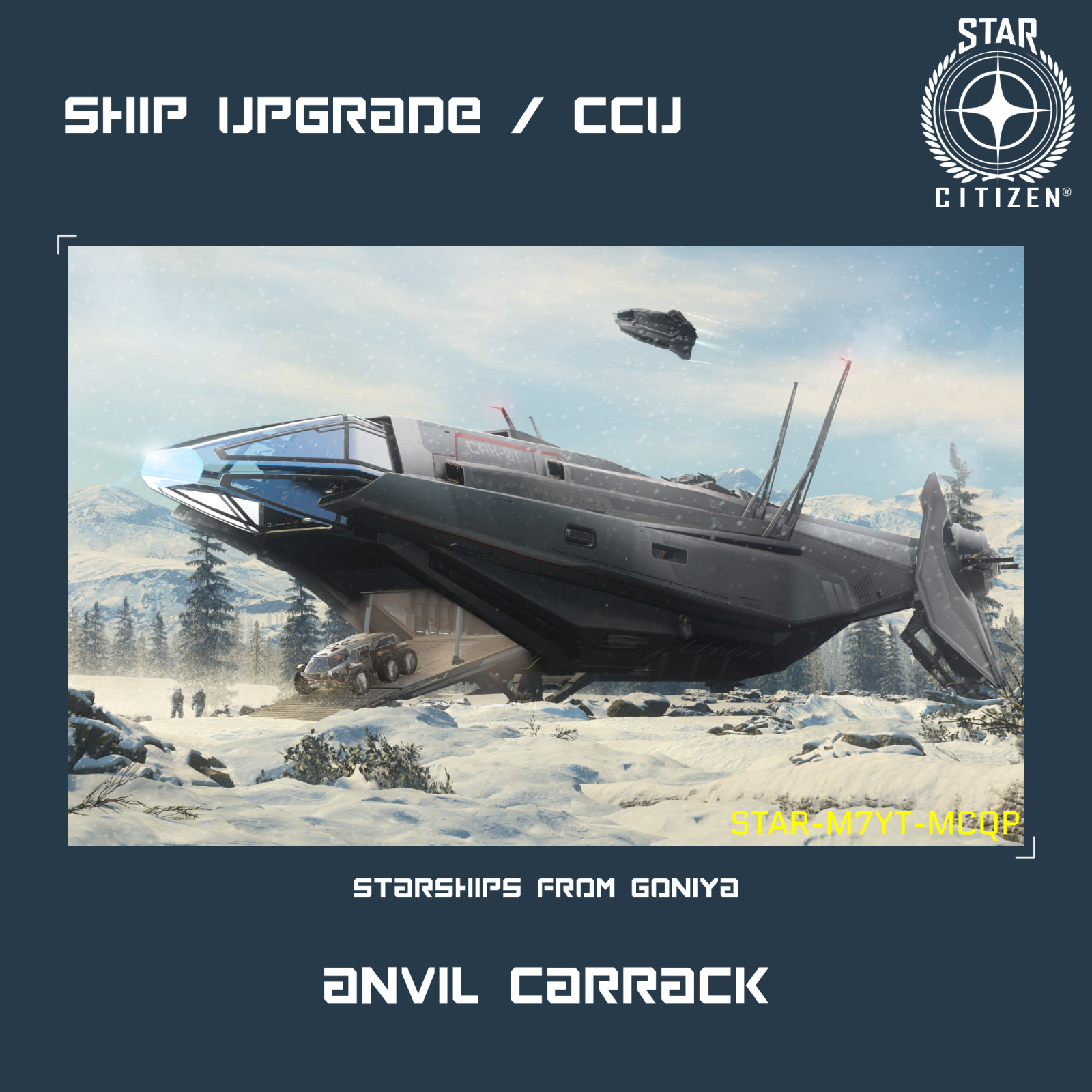 STAR CITIZEN – ANVIL CARRACK UPGRADE – (CCU)