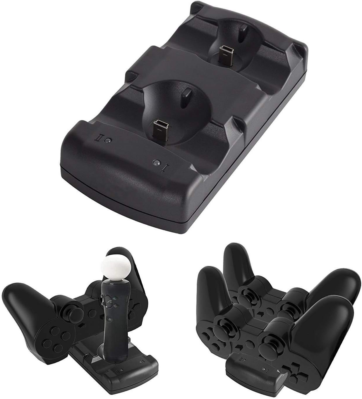 PS3 Controller Charger Station, Charging Dock for Sony Playstation 3 Original W