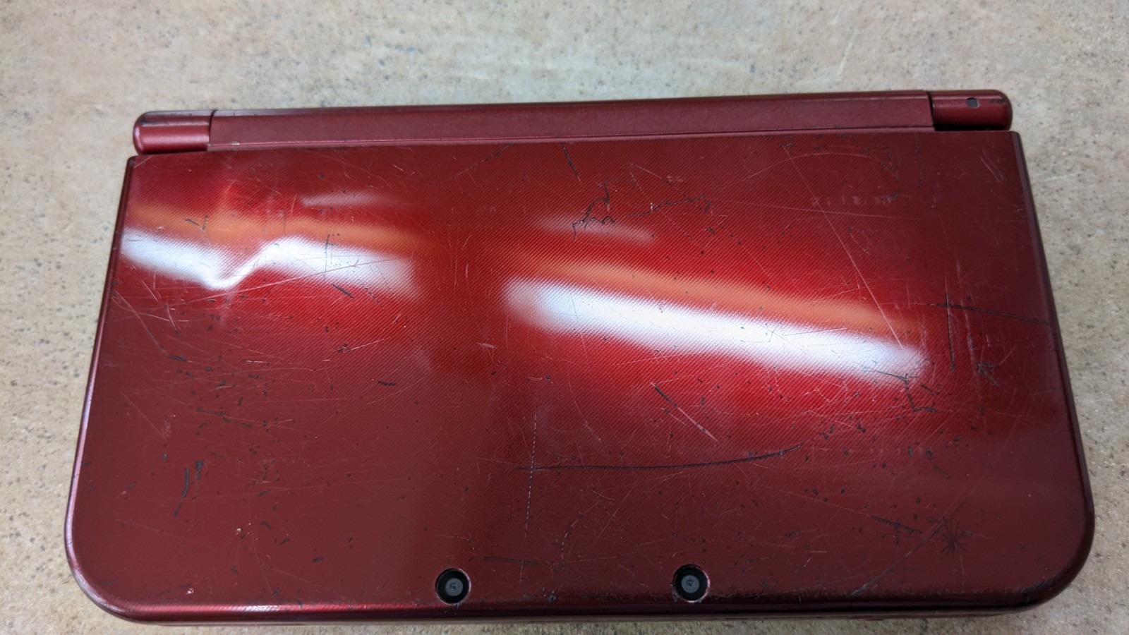 Nintendo New 3DS XL Red – Used w/ Charger – Read