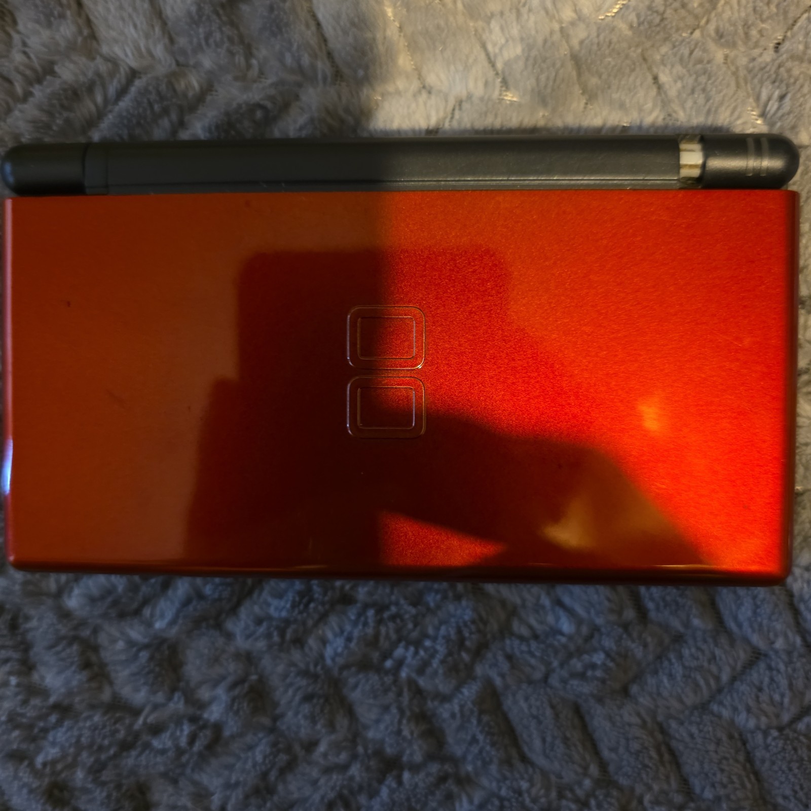 Nintendo DS Lite Crimson Red Black Console USG-001 Bundle