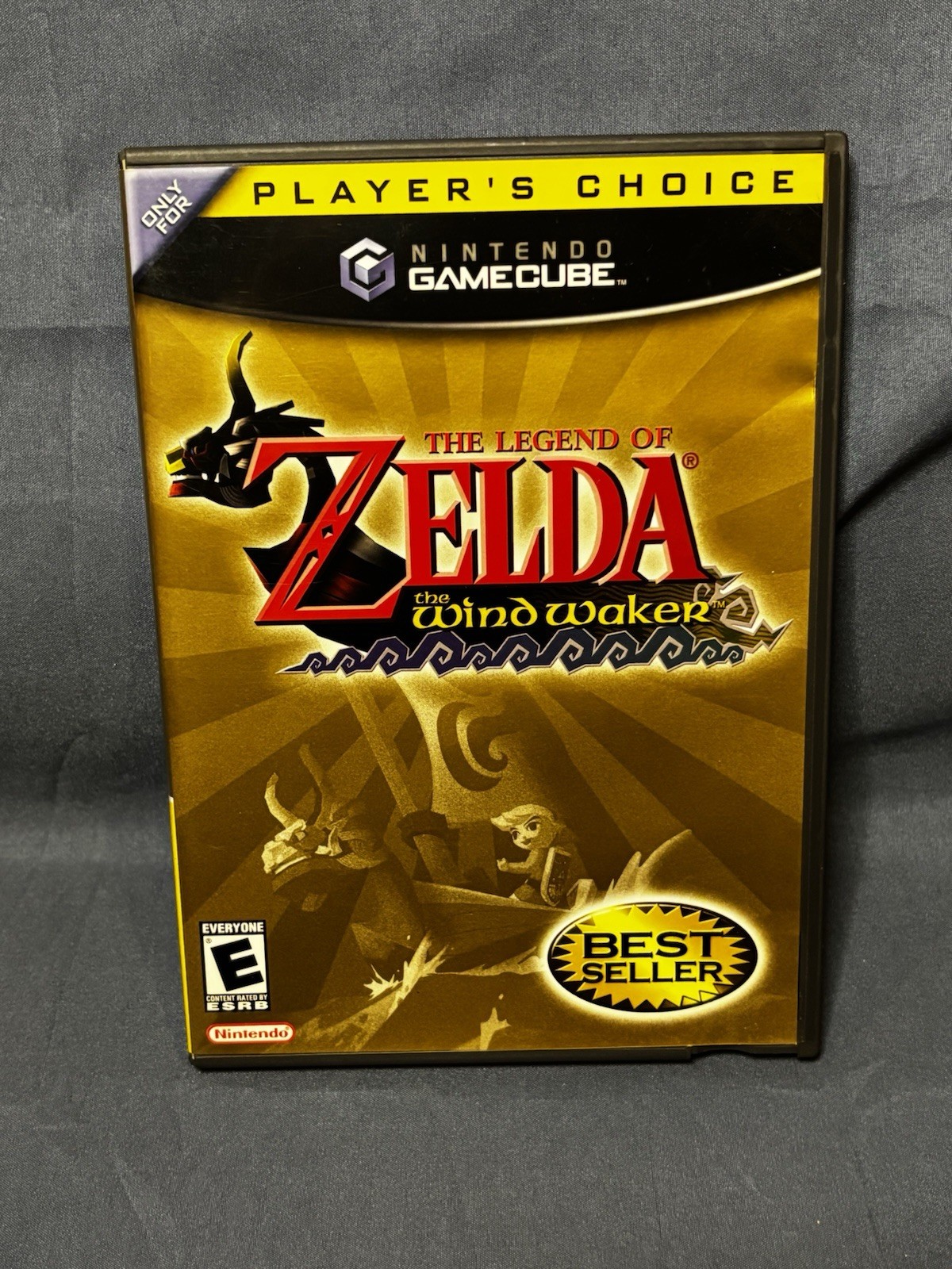 The Legend of Zelda The Wind Waker Nintendo GameCube Case, Manual & Inserts ONLY