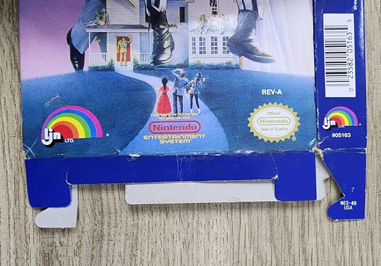 AUTHENTIC USED BOX ONLY – NO GAME – BEETLEJUICE – NES