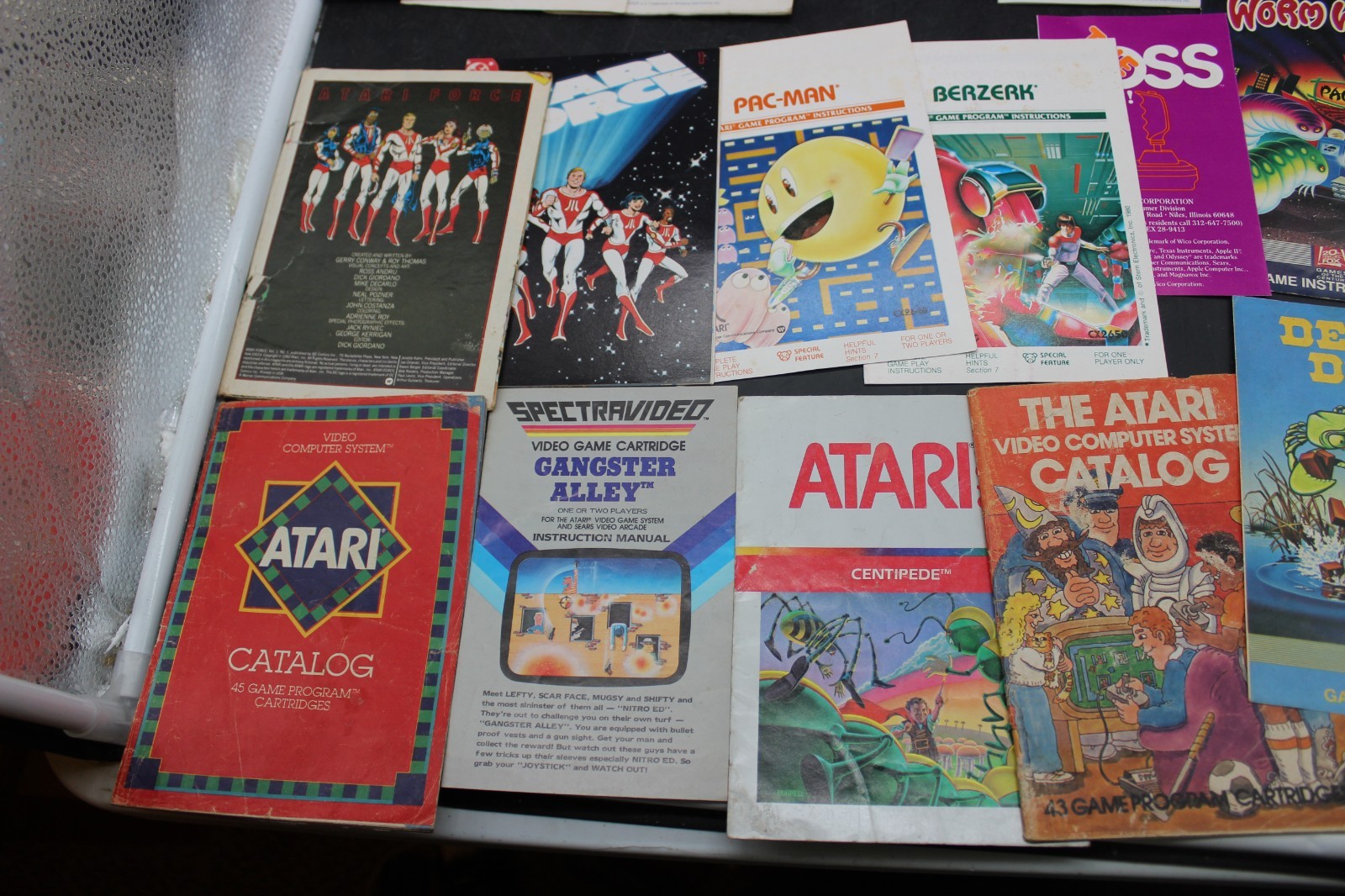 Lot Of 23 Atari Game Manual/Instruction Books ETC See pics for titles