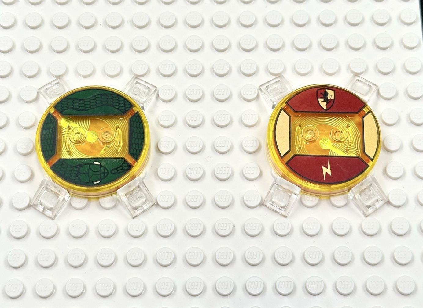 LEGO Dimensions Toy (2) pc Base Disc Tag Only Lot – Harry Potter – Voldemort