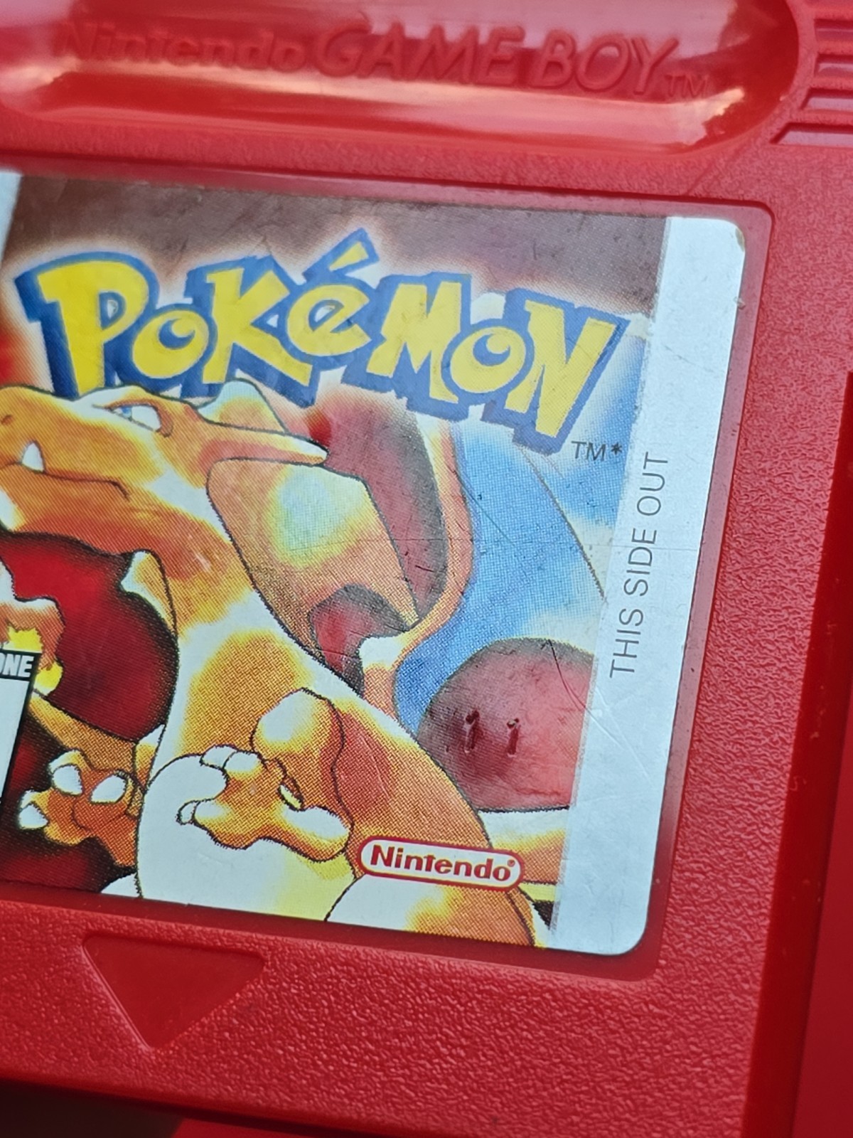 Game Boy Pokemon Blue Red Nintendo GB Original Lot 2 Games Authentic Saves