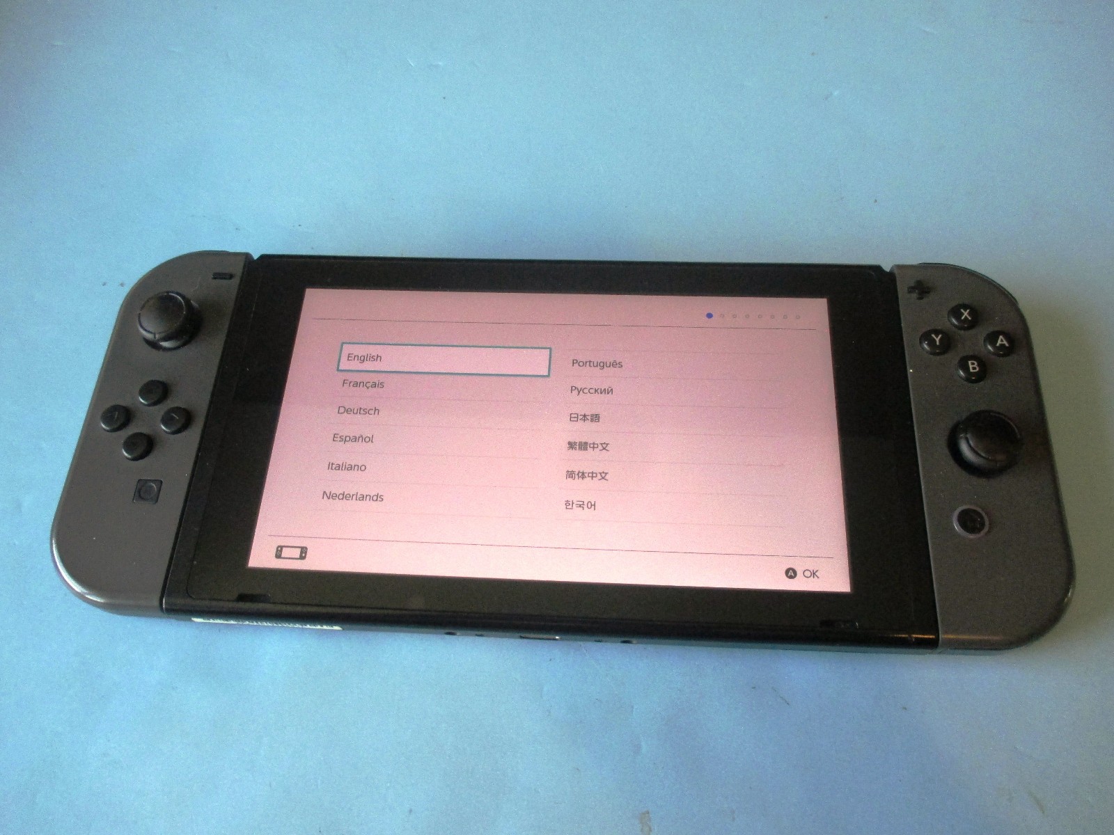 Nintendo Switch System 32GB Console w/Gray Joy-Cons + Case & Charger