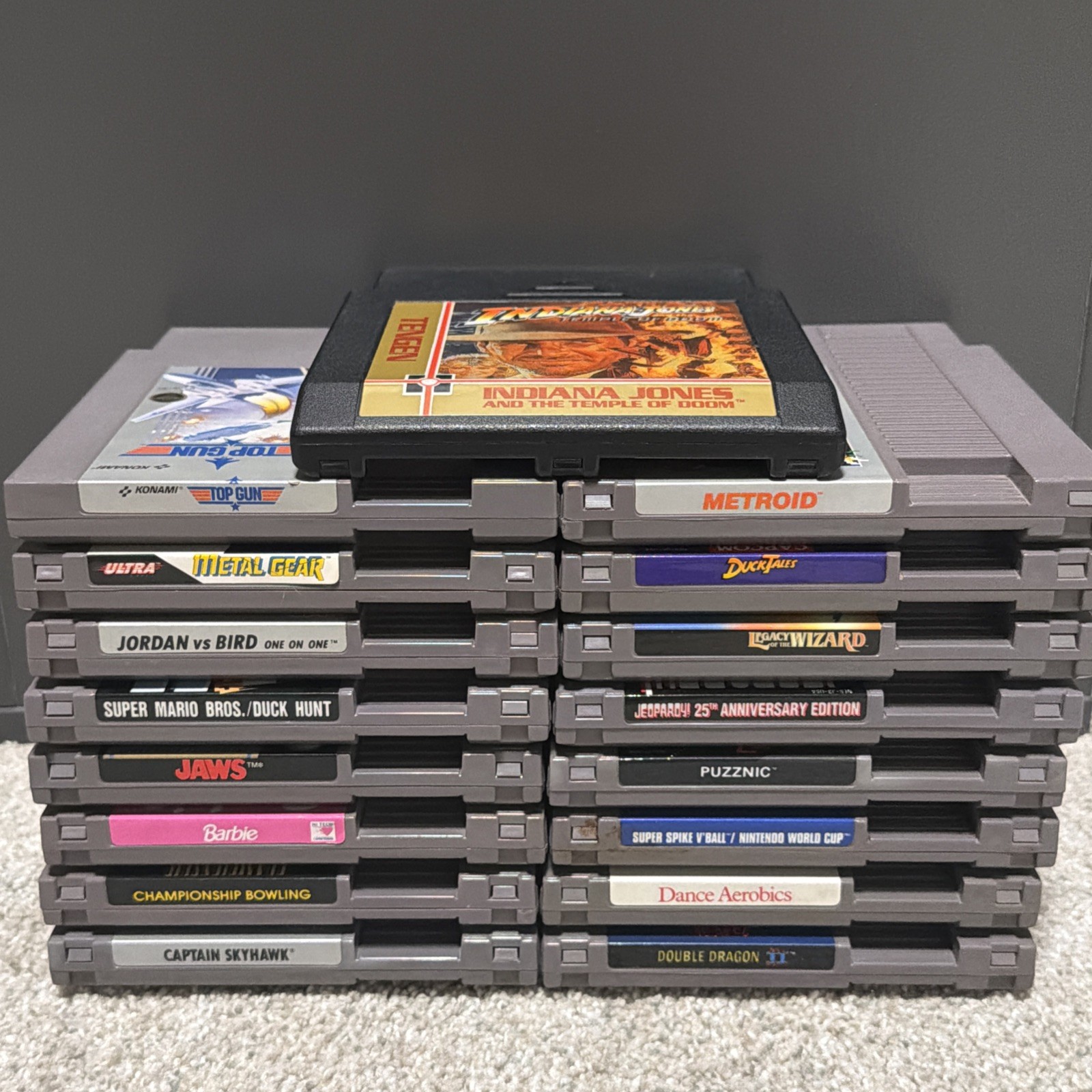 Nintendo NES Game Lot of 17 All w/ Manuals – Metroid Ducktales Metal Gear