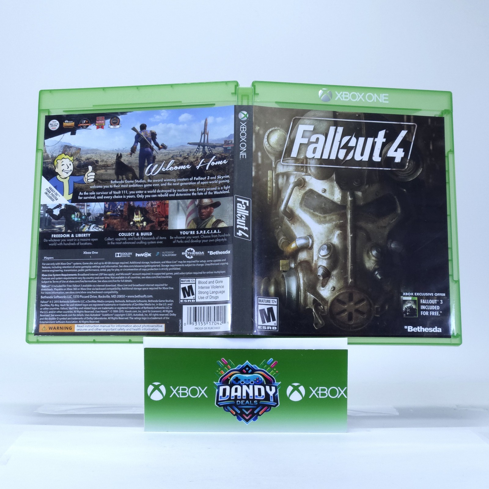 Fallout 4 CIB W/ Poster + Manual – Xbox One