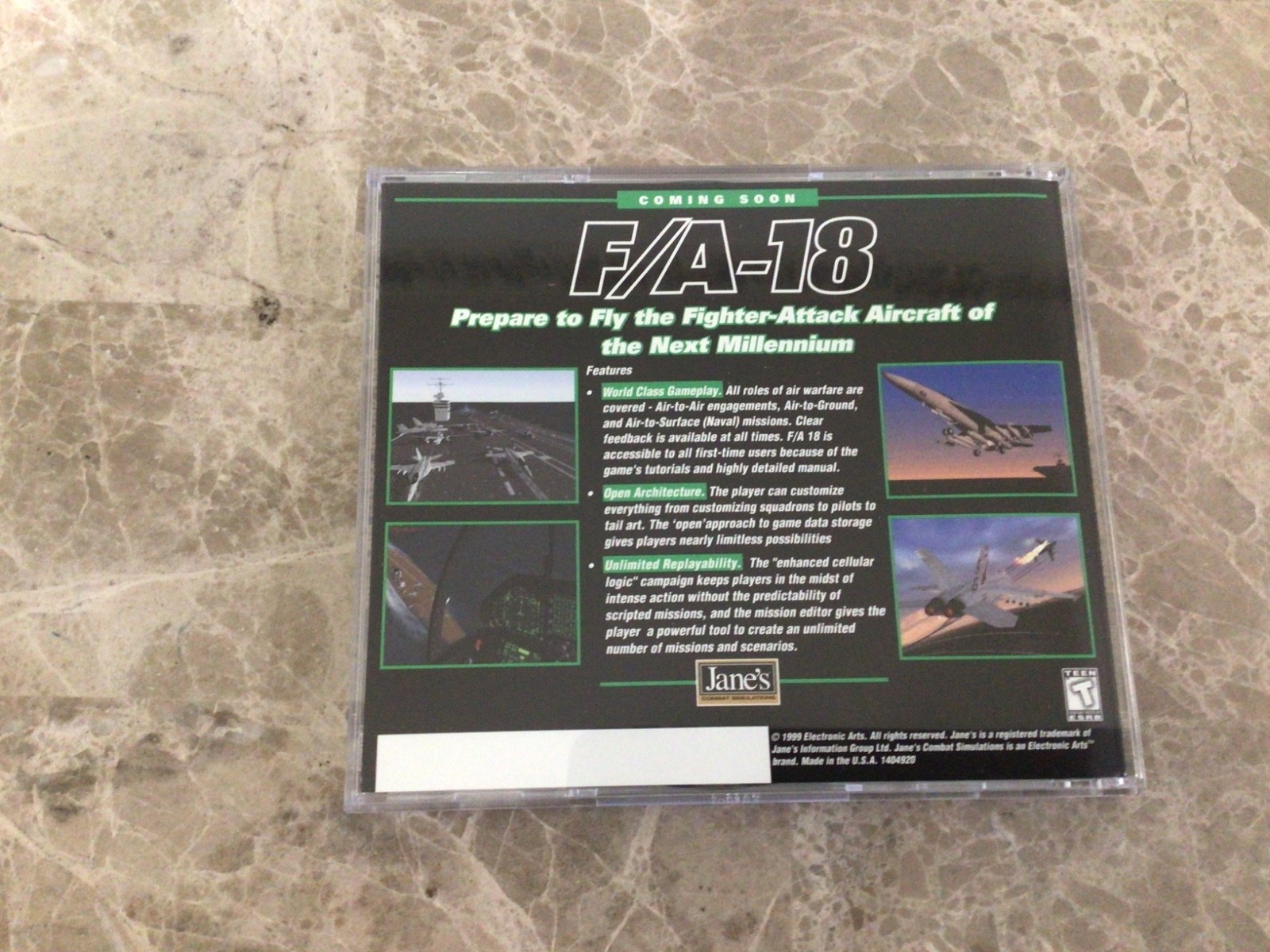 USAF United States Air Force PC 1999 Big Box Combat Simulator Windows 98 & 95