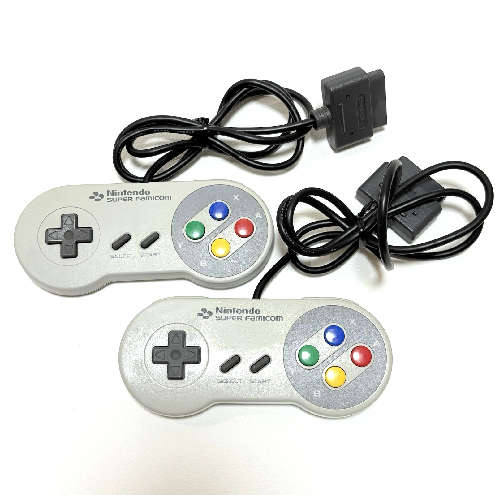 Nintendo Super Famicom Console Bundle 2 Controllers 4 Games SNES SHVC-001 Japan