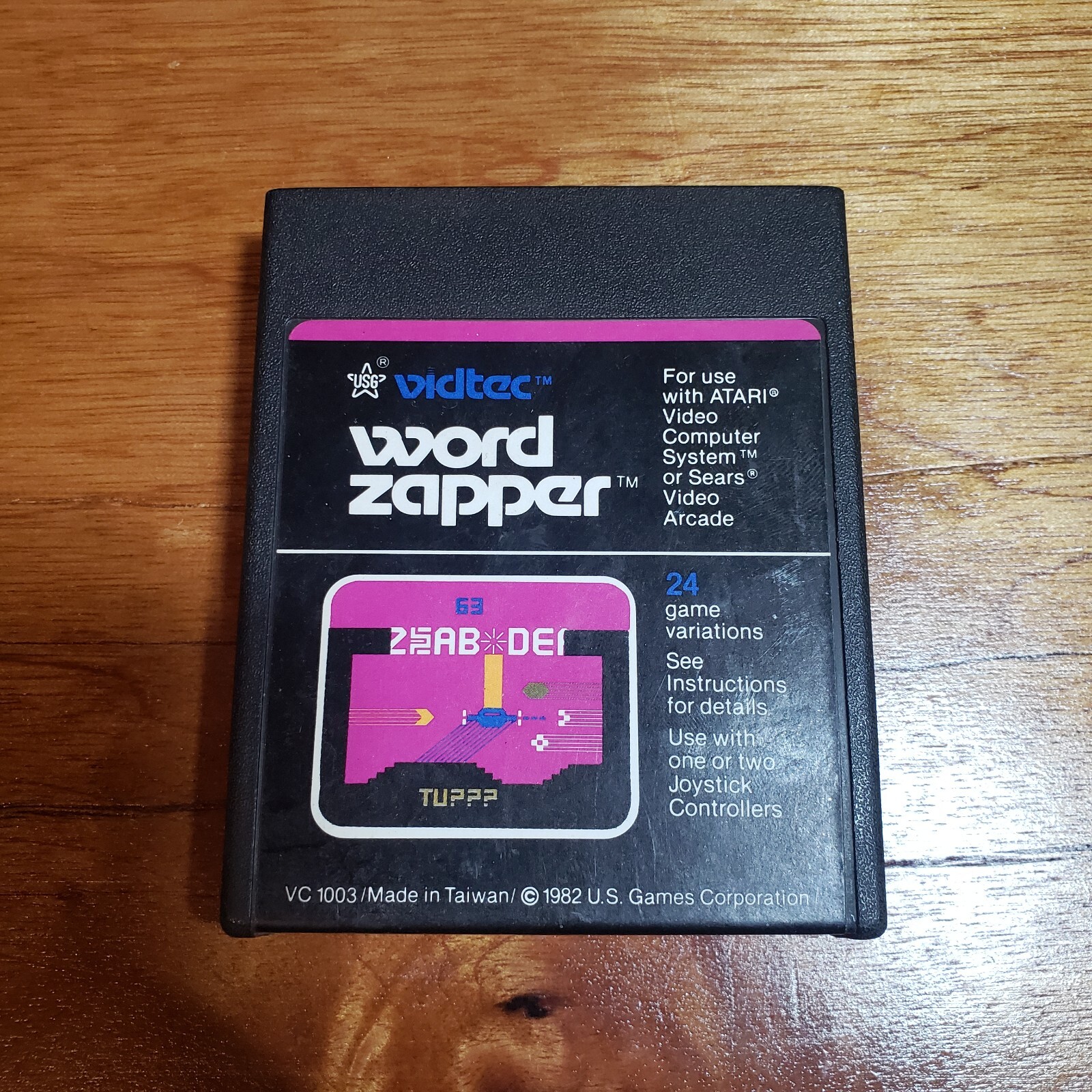 Word Zapper, 1982, Atari 2600 – Game Only