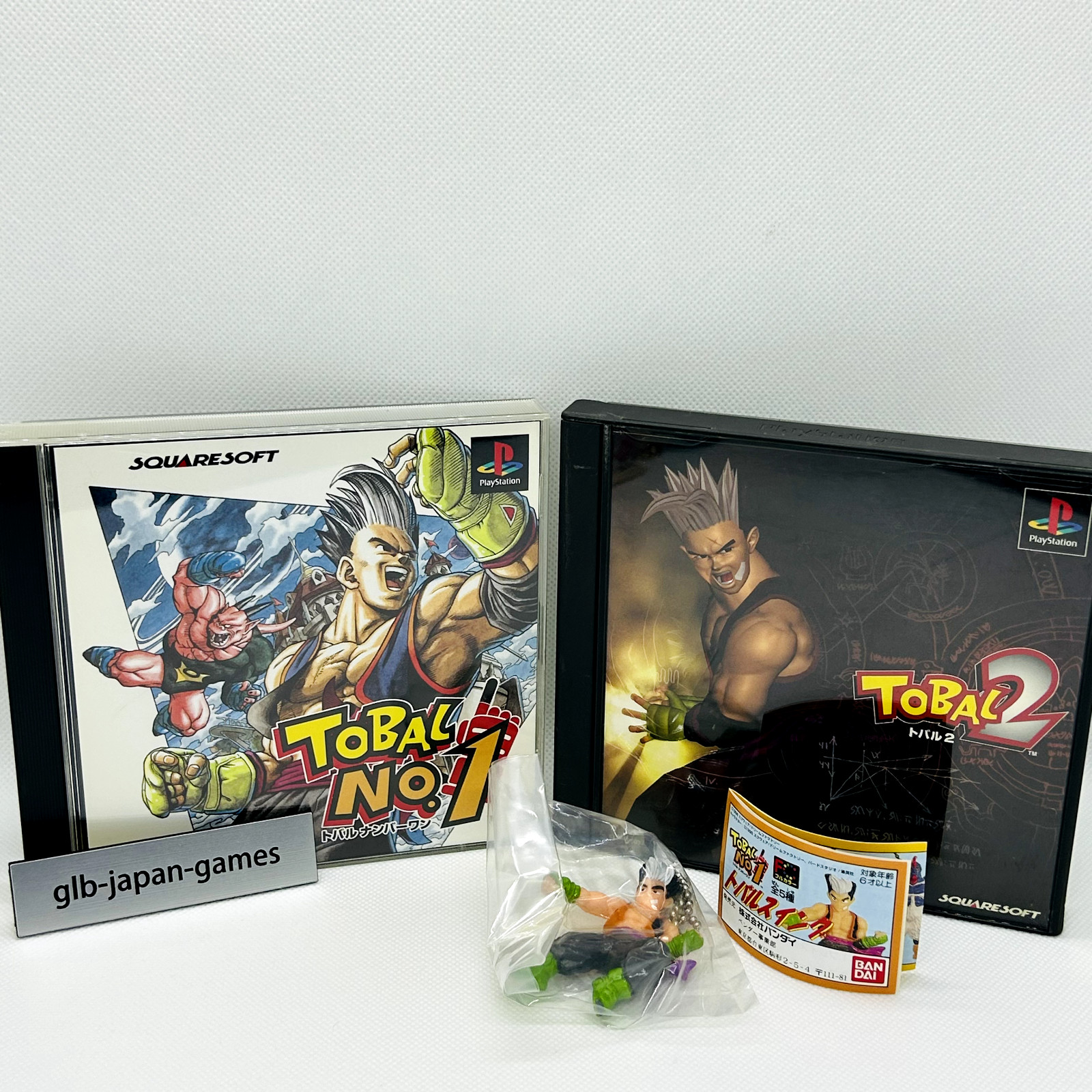 PS1 TOBAL 1 & 2 Set of 2 Games Square PlayStation Set of 2 Akira Toriyama Japan