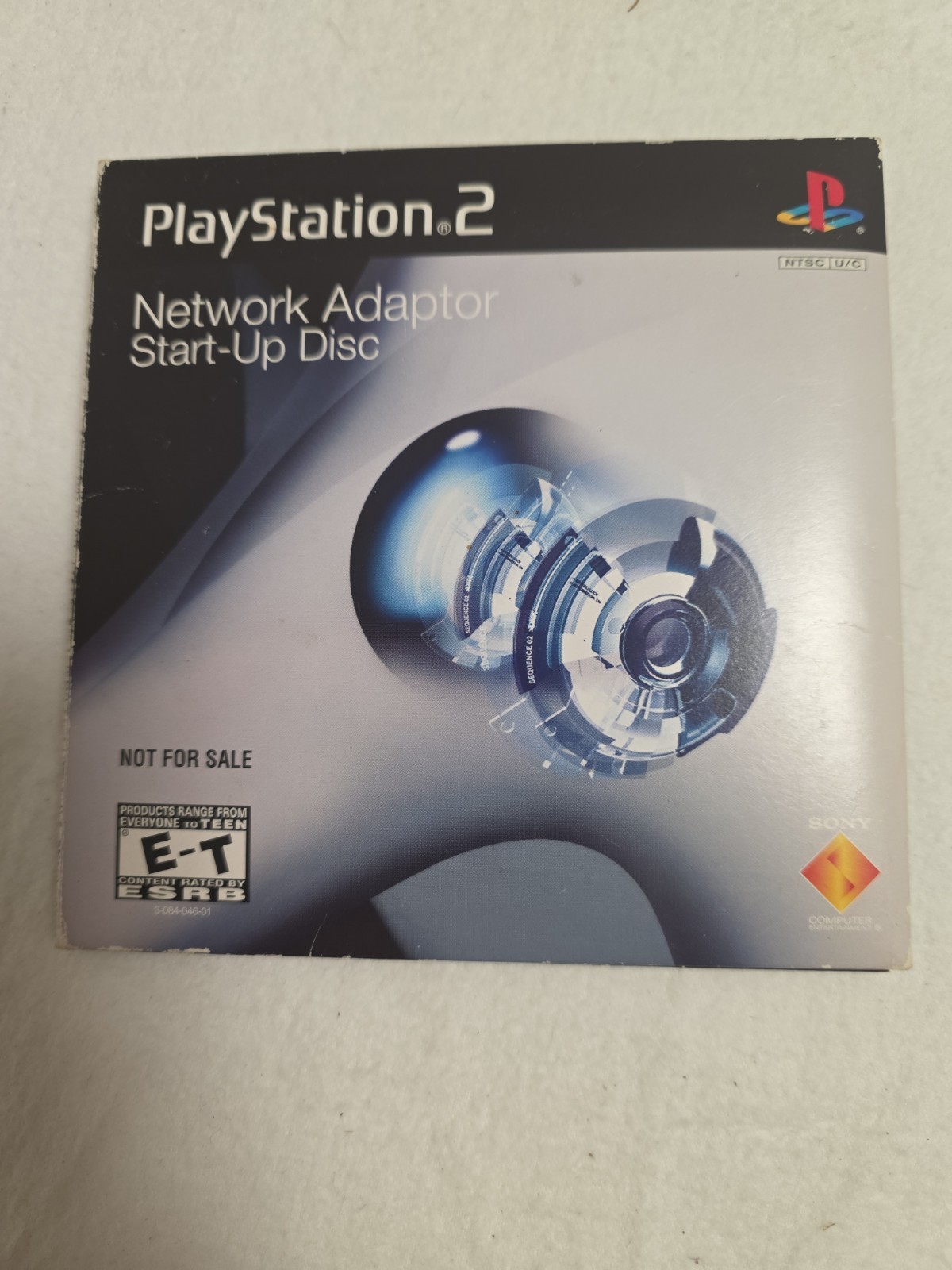 Sony PlayStation 2 PS2 Network Adapter Start-Up Disc Only Online Setup Clean