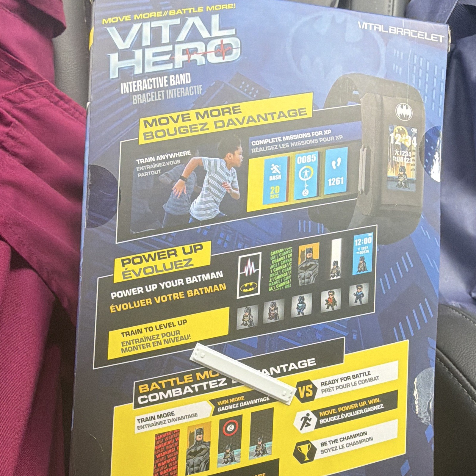 Bandai Namco Vital Hero Interactive Band – DC Batman Fitness & Health