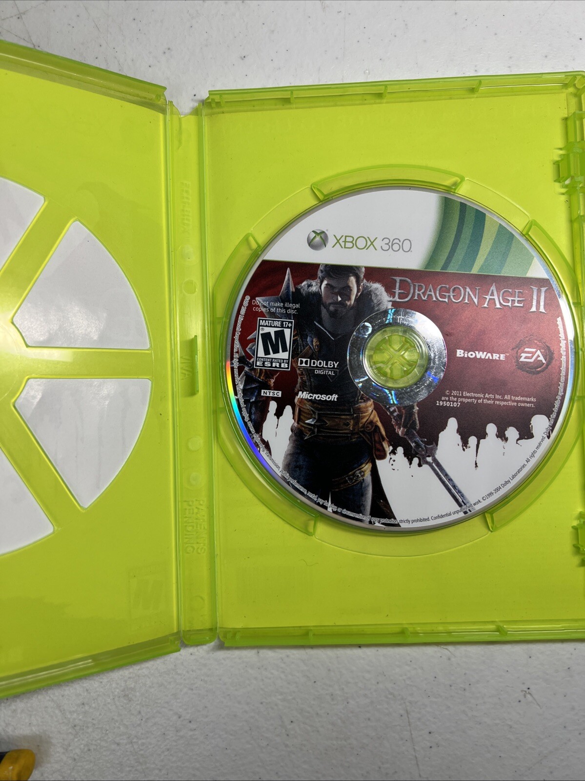 Dragon Age II (Microsoft Xbox 360, 2011) No Manual – TESTED