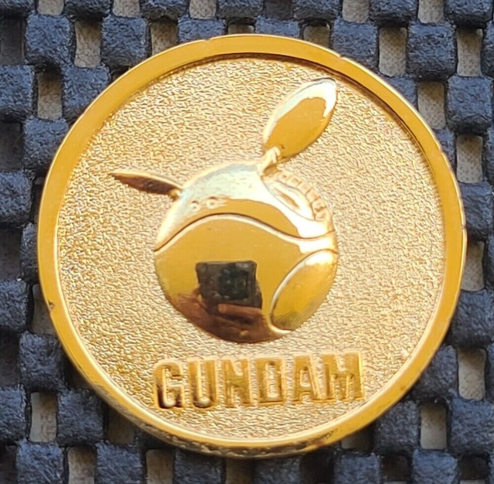 Gundam Mobile Suit Coin Medal Video Game Anniversary Rare Promo SNES Playstation
