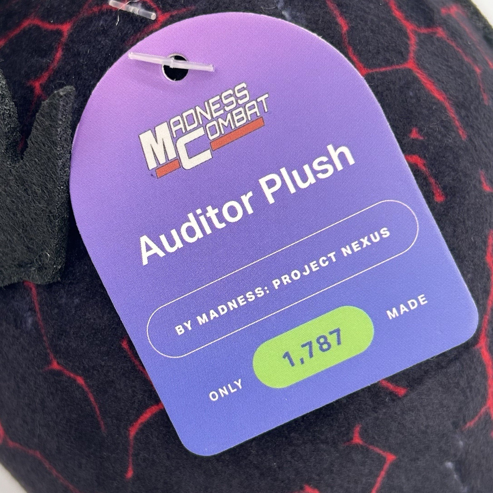 Makeship Auditor Plush MADNESS Project Nexus Game RARE Limited Edition NWT
