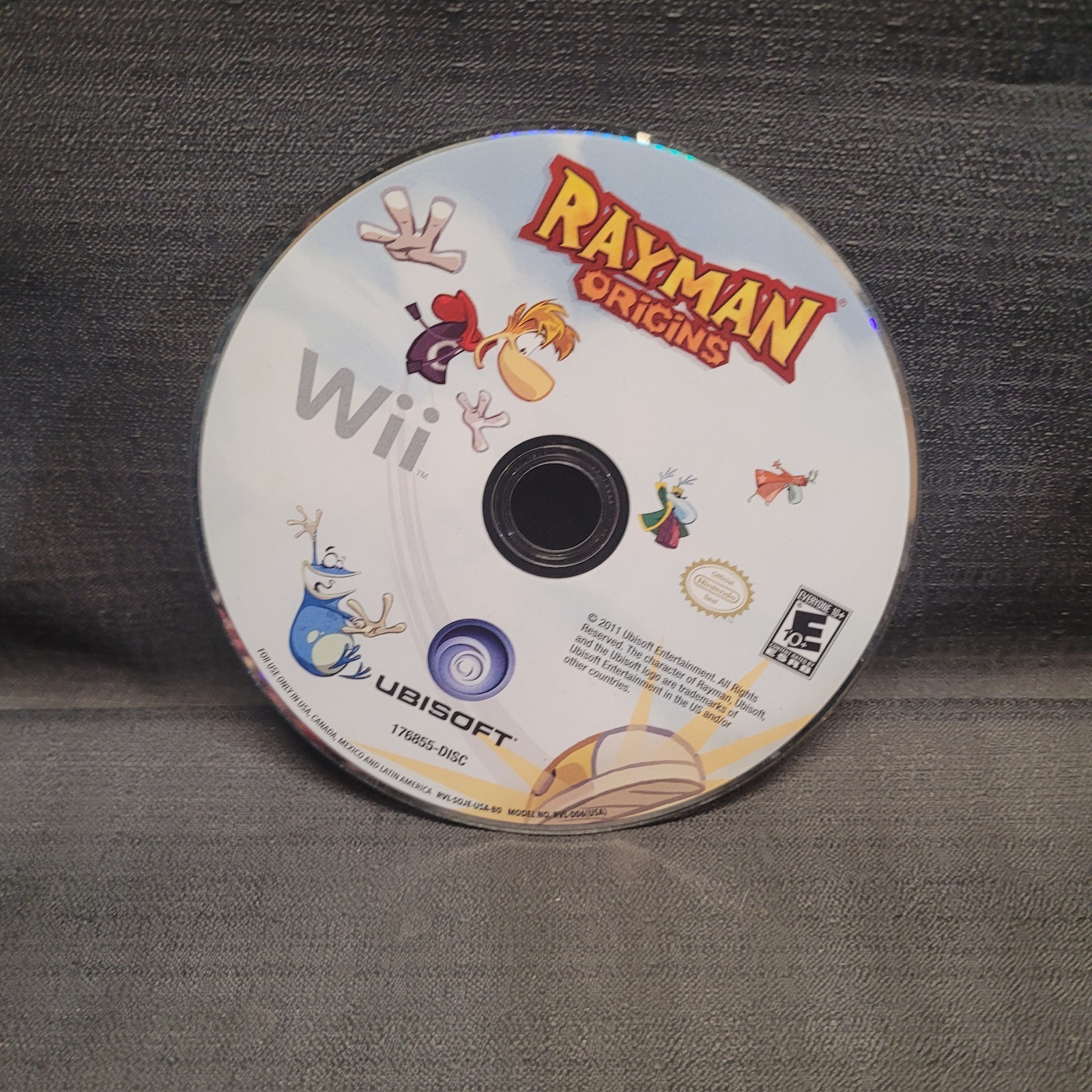 DISC ONLY! Rayman Origins (Nintendo Wii, 2011) Video Game