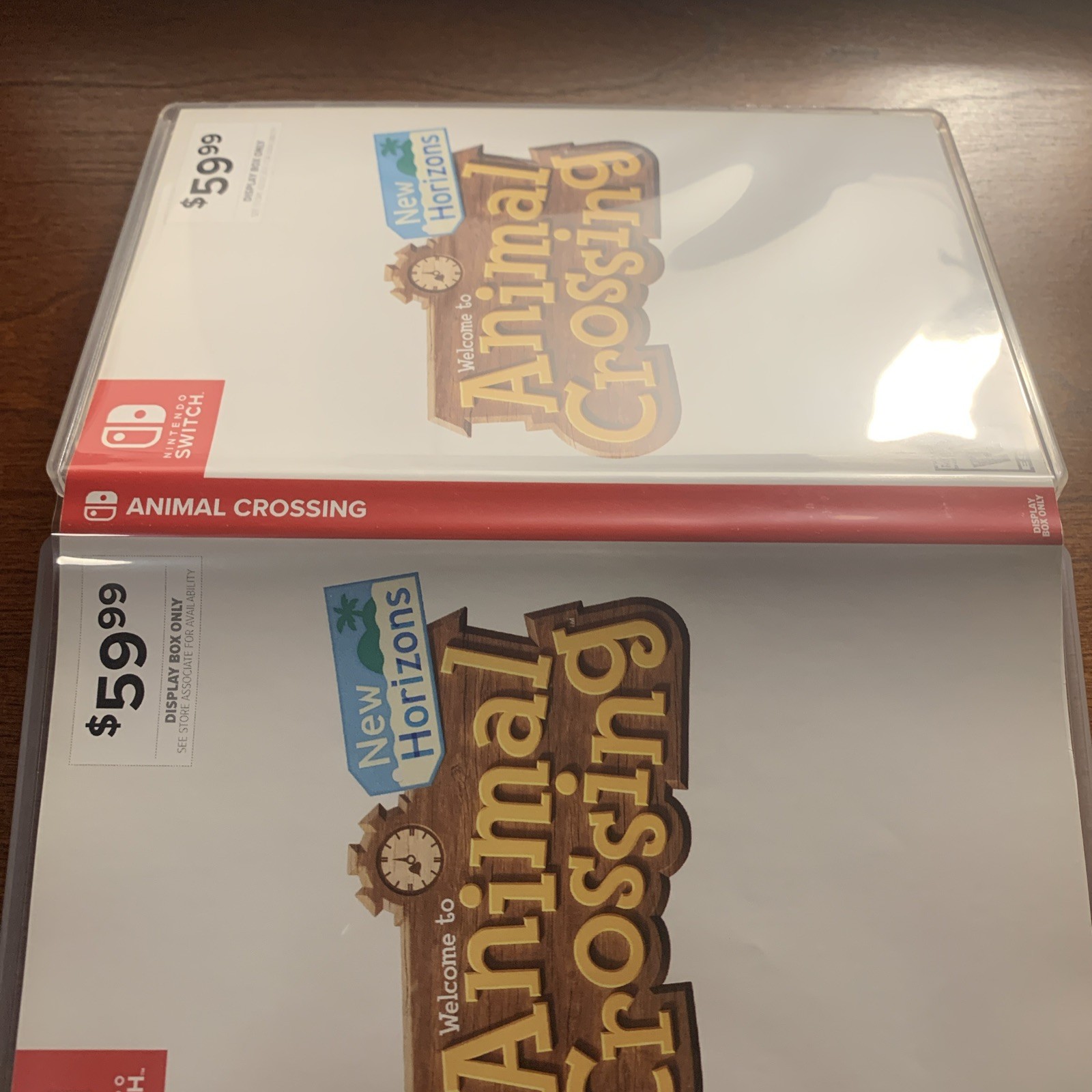 Animal Crossing New Horizons Nintendo Switch – Authentic RARE – Display Box ONLY