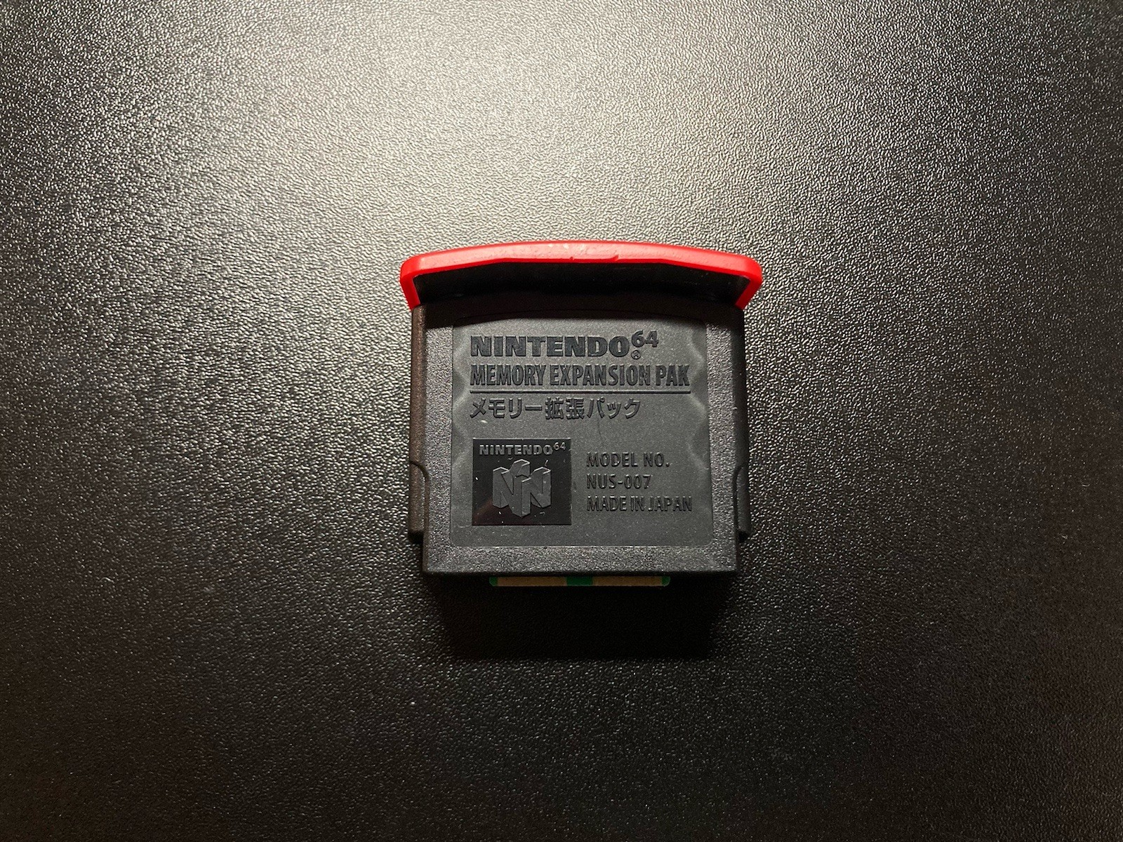 Nintendo 64 Expansion Pak Official N64 Authentic Ram red top