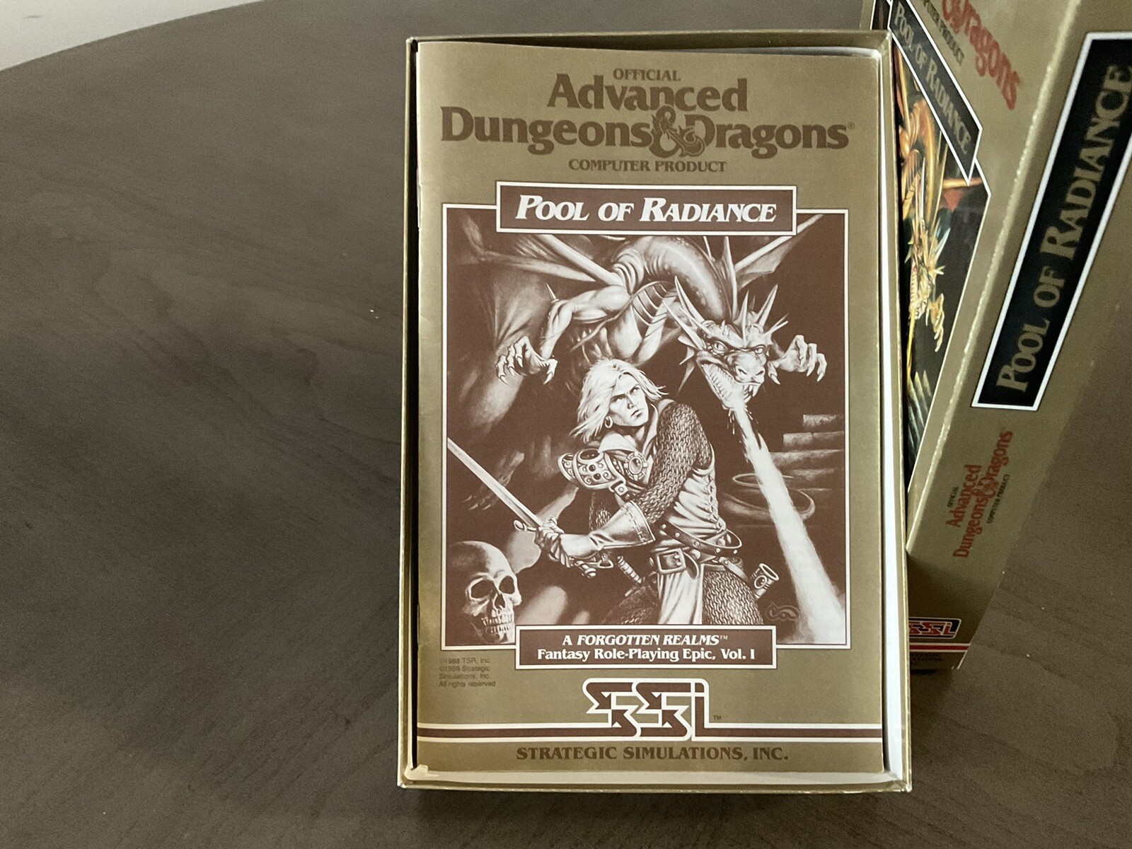 Advanced Dungeons & Dragons-Pool of Radiance IBM PC Role- Playing Game Vintage