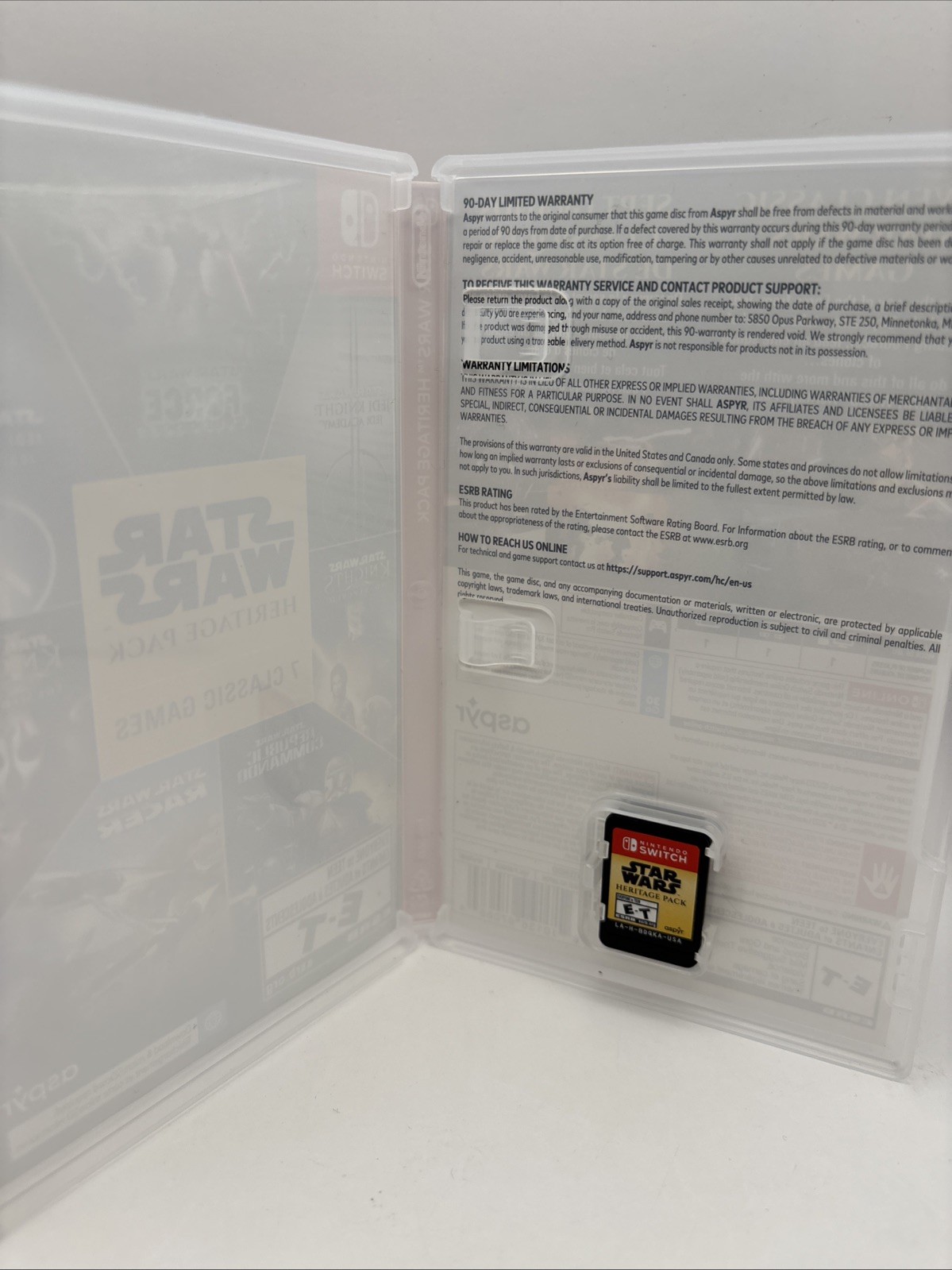 Star Wars: Heritage Pack (Nintendo Switch, 2023) Pre-owned Tested & Working