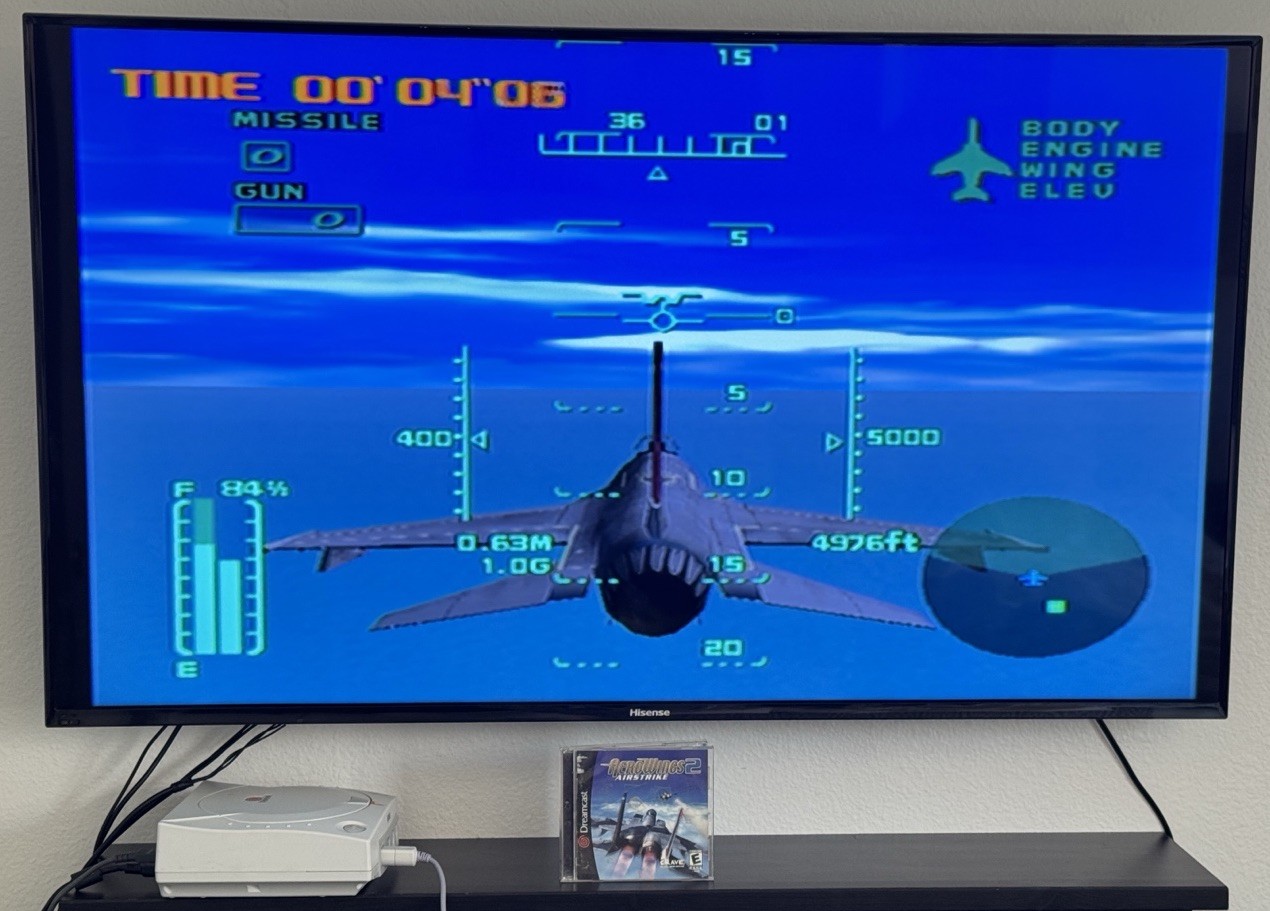 AeroWings 2 Air Strike Sega Dreamcast Complete w/ Manual Reg & Card VG – Tested
