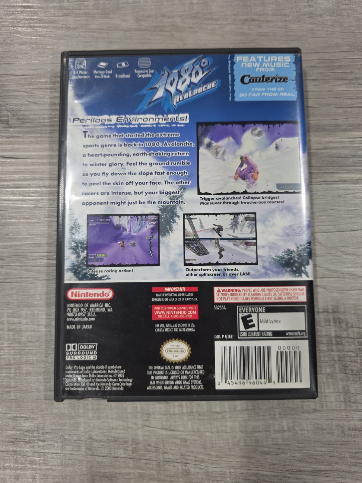 1080°: Avalanche (Nintendo GameCube, 2003) CIB