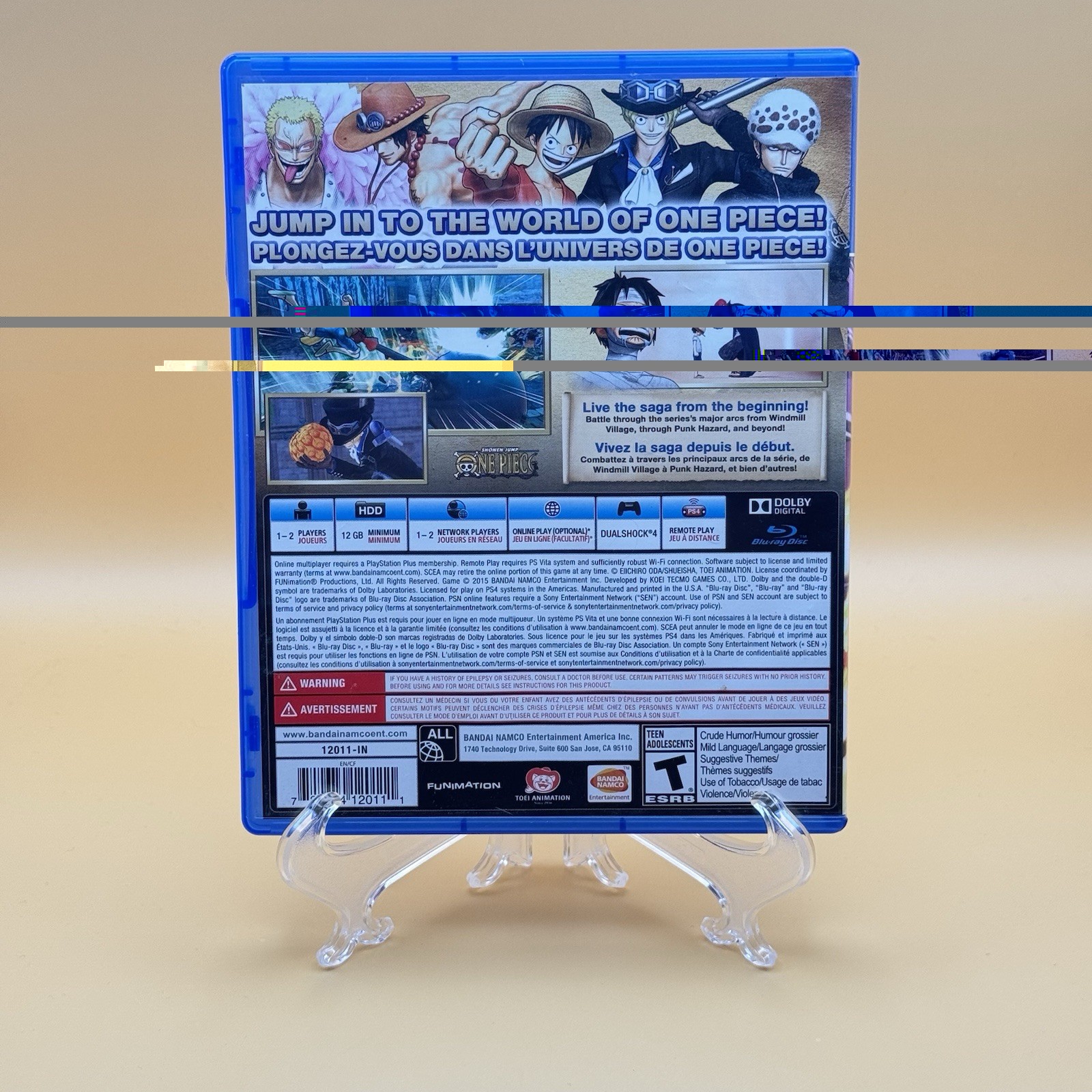 One Piece: Pirate Warriors 3 (PlayStation 4, 2015) – Fast Shipping