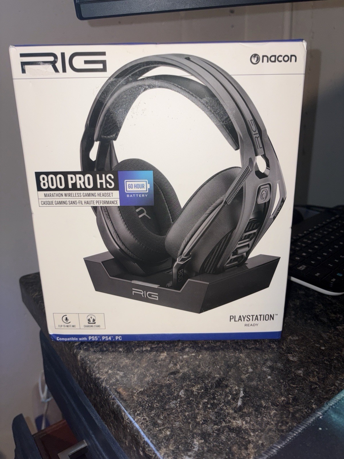 Rig 800 Pro HS Wireless Gaming Headset Black, PlayStation Compatible