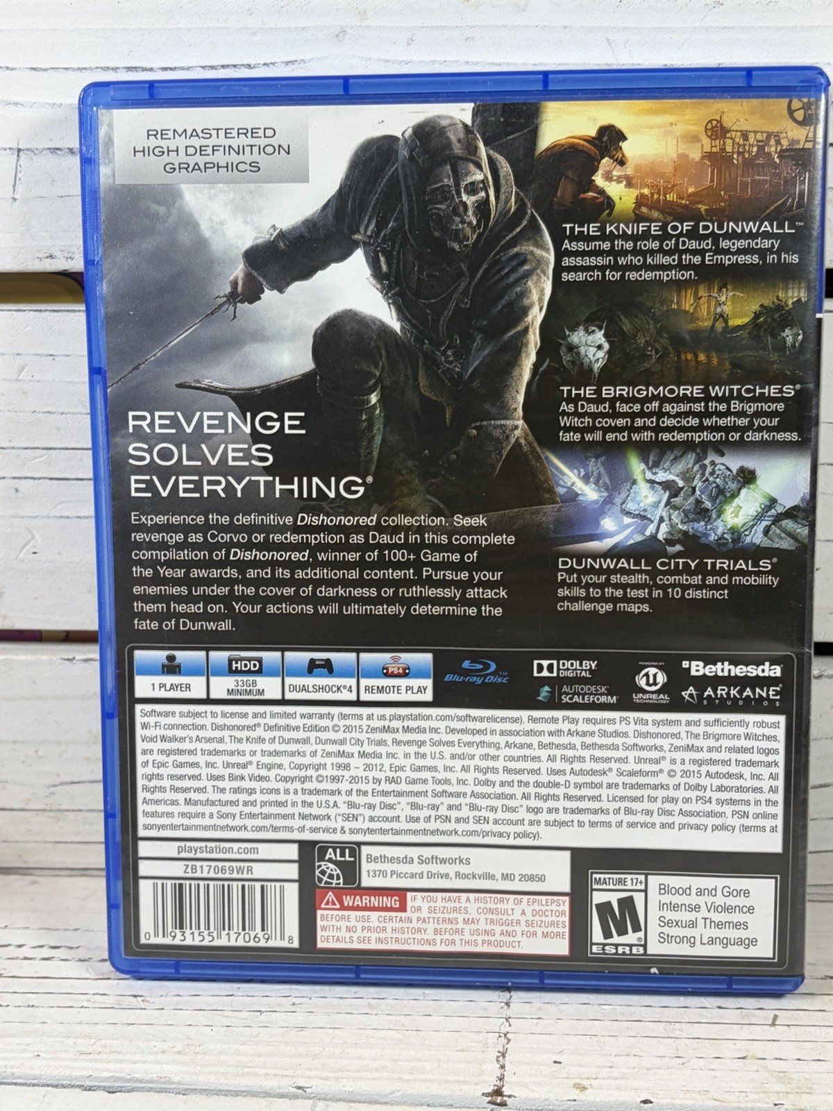 Dishonored: Definitive Edition – Sony PlayStation 4