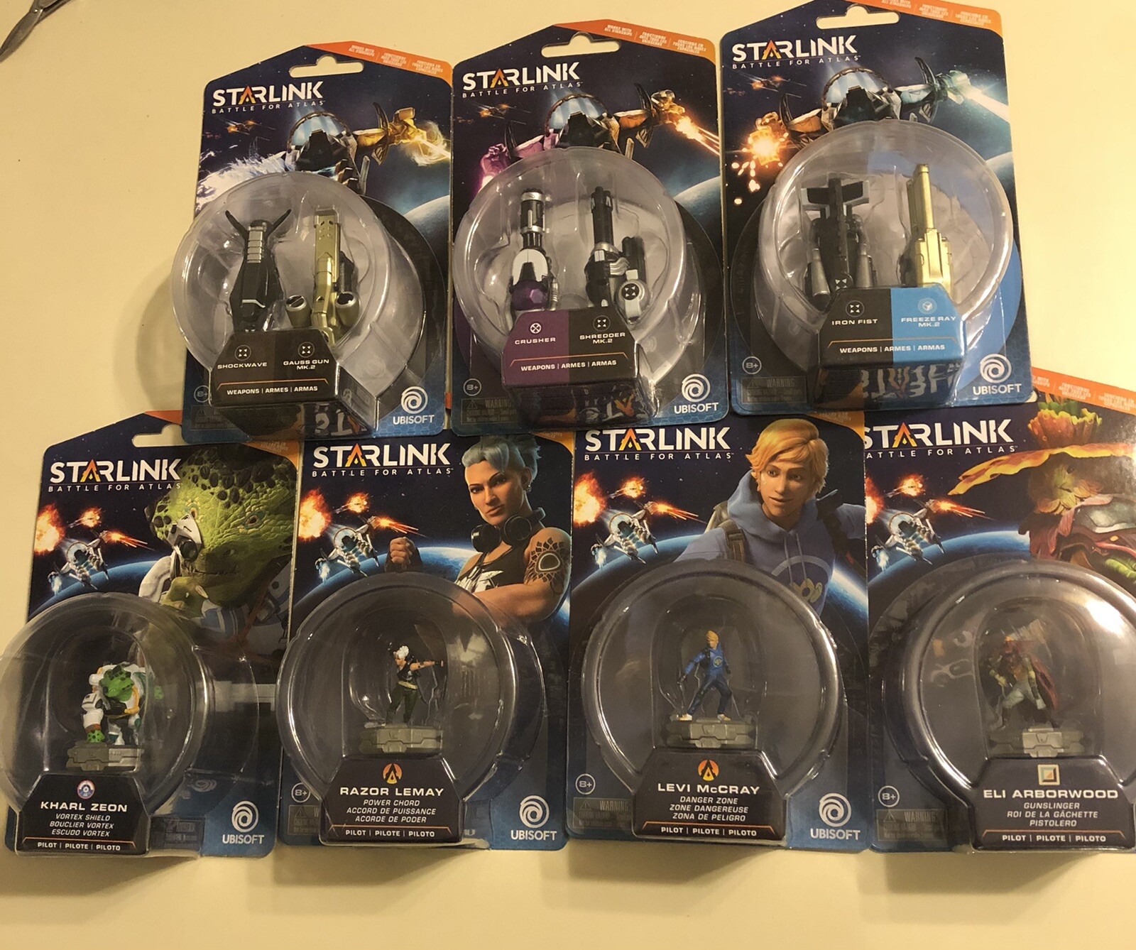 Starlink Battle For Atlas 4 Pilots 3 Weapon Paks You Choose PS4 XBox One Switch