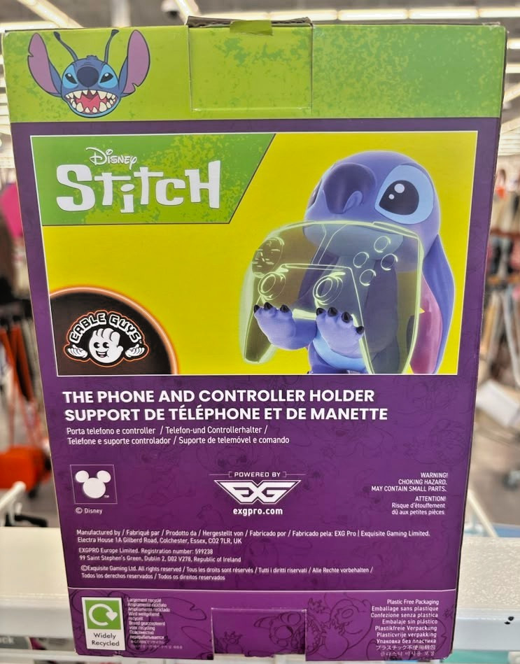 Disney Stitch Cable Guys Phone & Controller Holder EXG Pro NEW Sealed