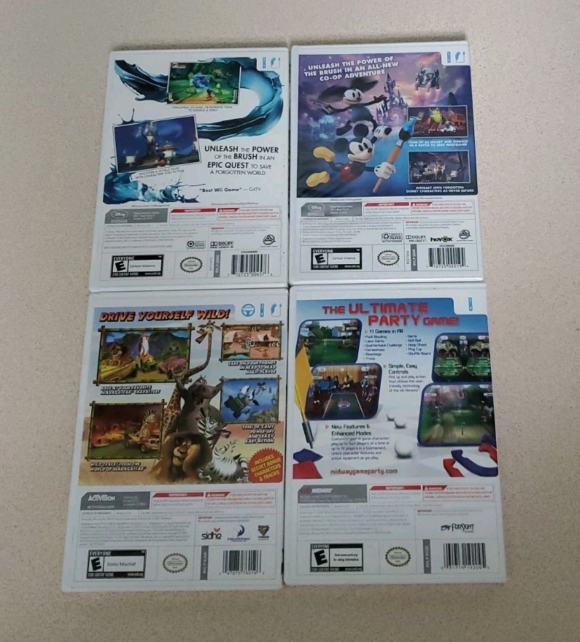 Nintendo Wii Game Lot Of 12 Various Titles Mostly CIB, Tested Working
