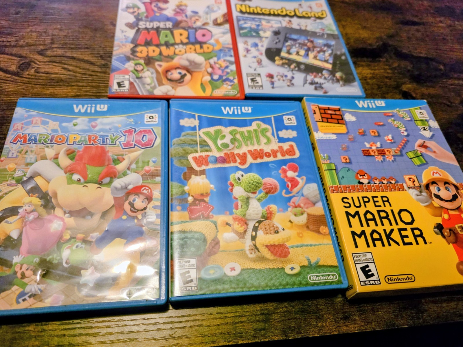 Nintendo Wii U 32 GB Super Mario 3D World Deluxe Set – Black CIB W/ Games WORKS