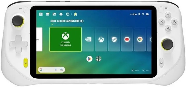 Logitech G Cloud 64GB Android 1080p Wi-Fi USB-C Handheld Console White