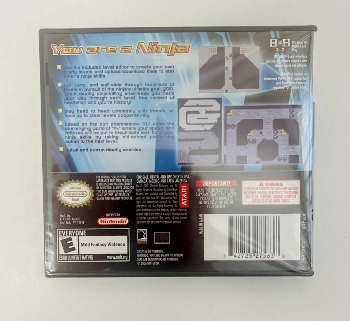 N+ Nintendo DS , 2008 Brand New And Sealed