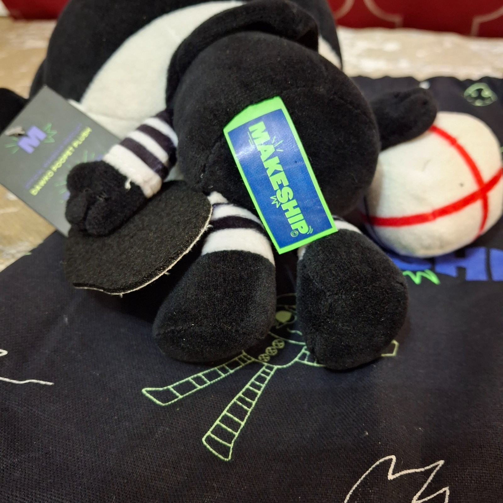 Makeship Dawko Poppet Plush Doll w/ Bag Official GITD 2020 Limited Edition