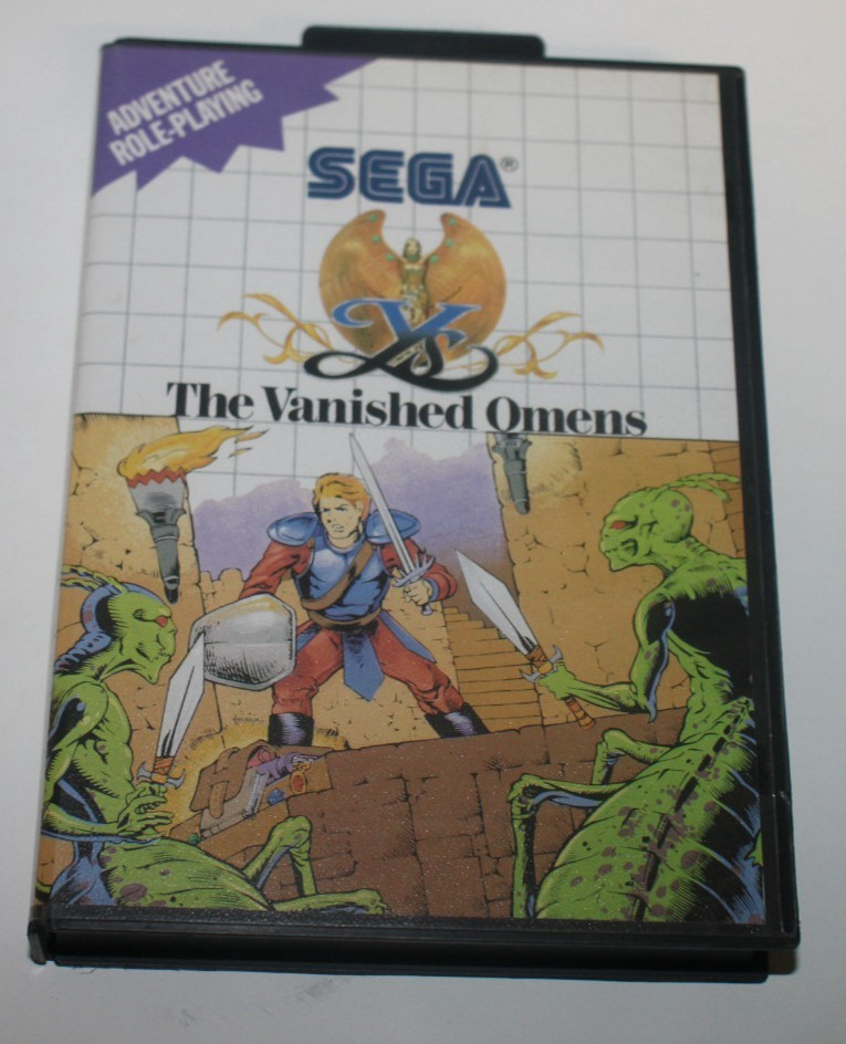 Ys the Vanished Omens (Sega Master System, 1998) Complete W/Manual
