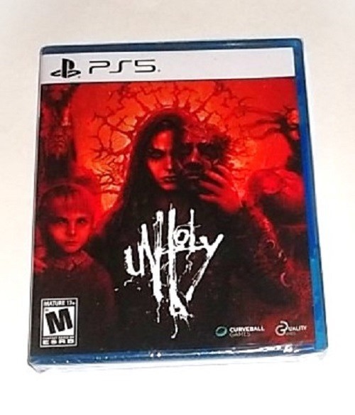 Unholy PS5 Sony PlayStation 5 Video Game USA Version New Factory Sealed UNOPENED