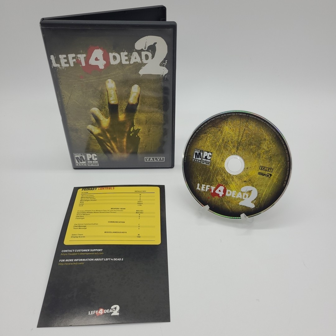 Lot Of 2 Left 4 Dead & Left 4 Dead 2 PC DVD – ROM Games Complete Untested