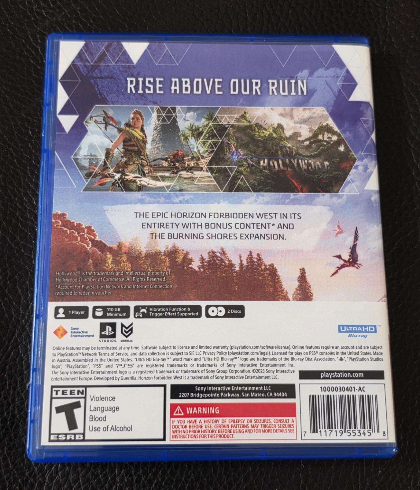 Replacement Case (NO GAME) Horizon Forbidden West Complete PlayStation 5 PS5