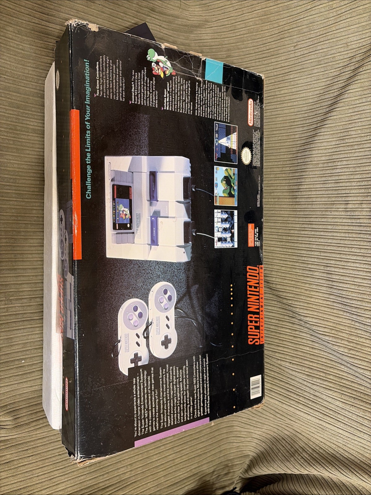 Super Nintendo Entertainment System- Super Set Box/Manual Only