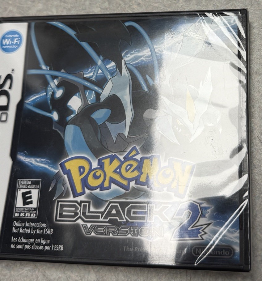 Pokémon Black Version 2 Nintendo DS, 2012 New Factory Sealed Authentic Protector