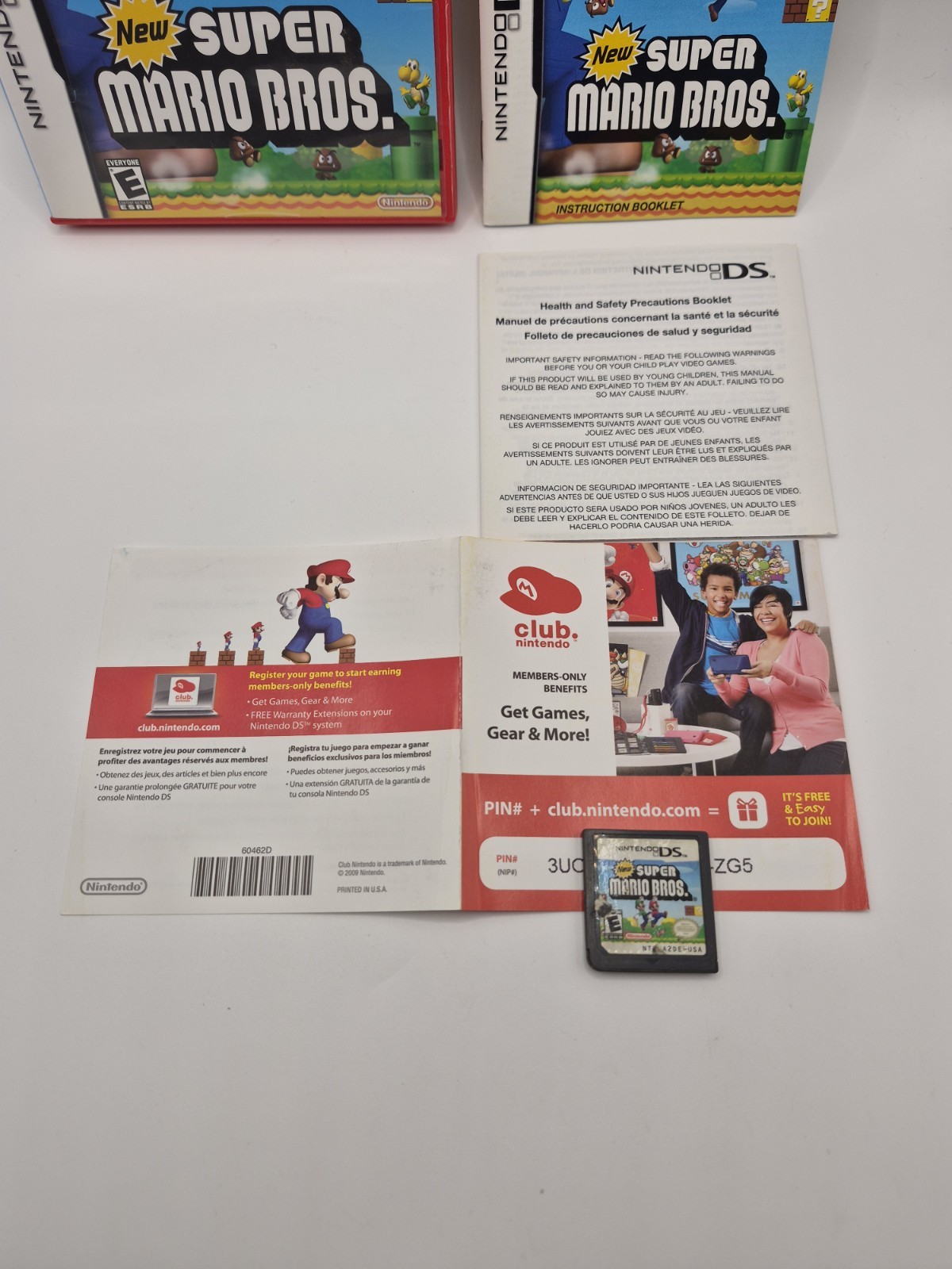 New Super Mario Bros. (Nintendo DS, 2006) Tested CIB W/ Inserts Mint Retro Rare