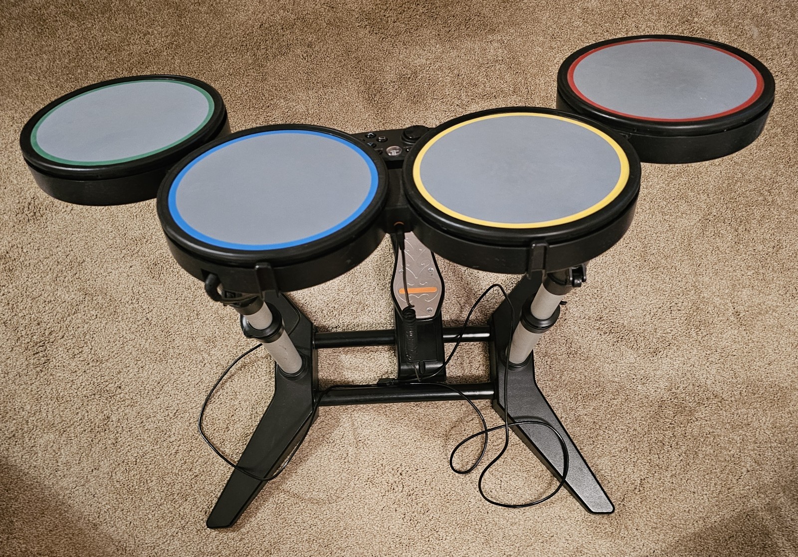 Rock Band Wired USB Drum Set Harmonix PS2 PS3 with Upgraded Pedal