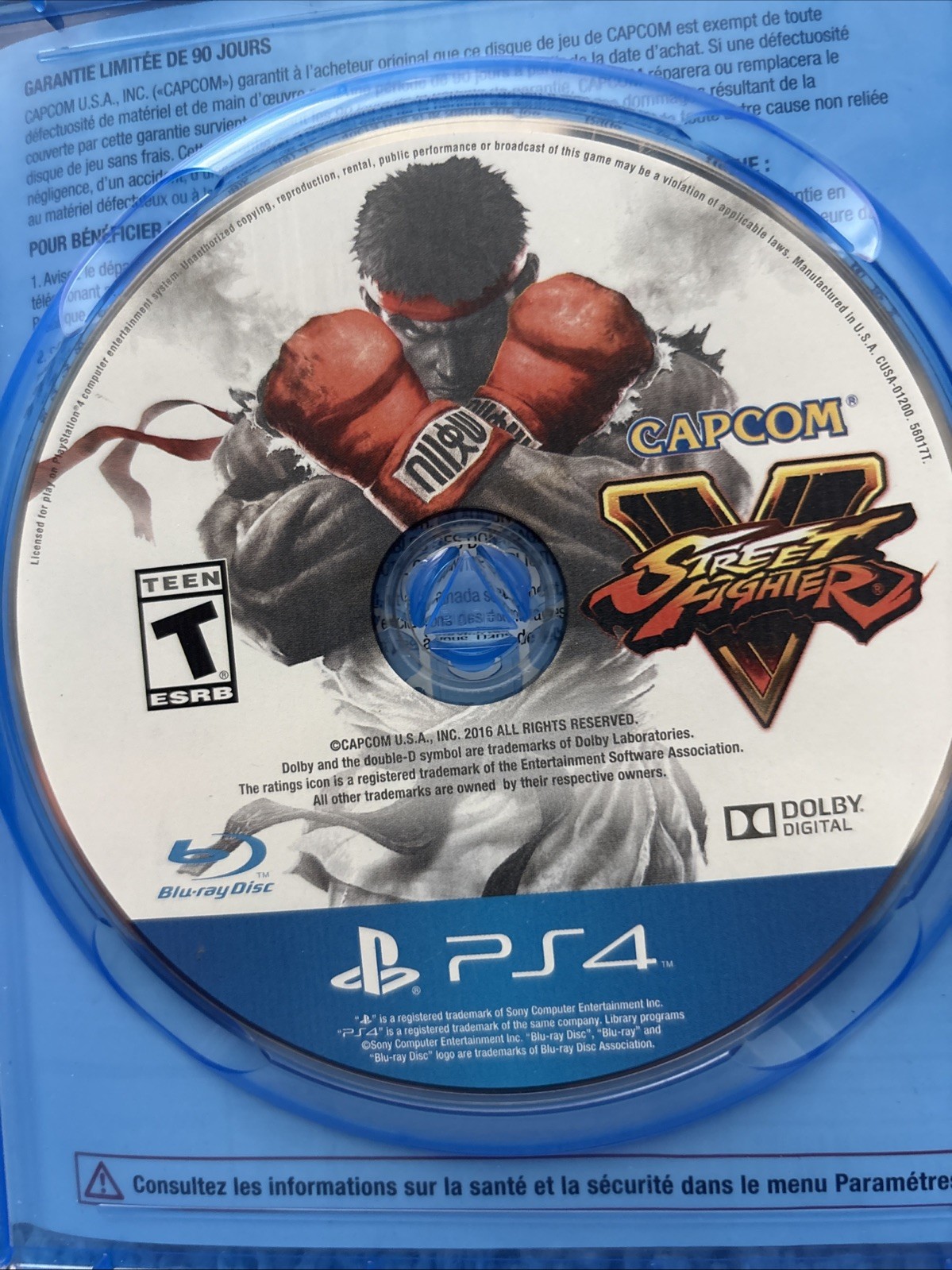 Street Fighter 5 V For PS4 PlayStation 4, 2016